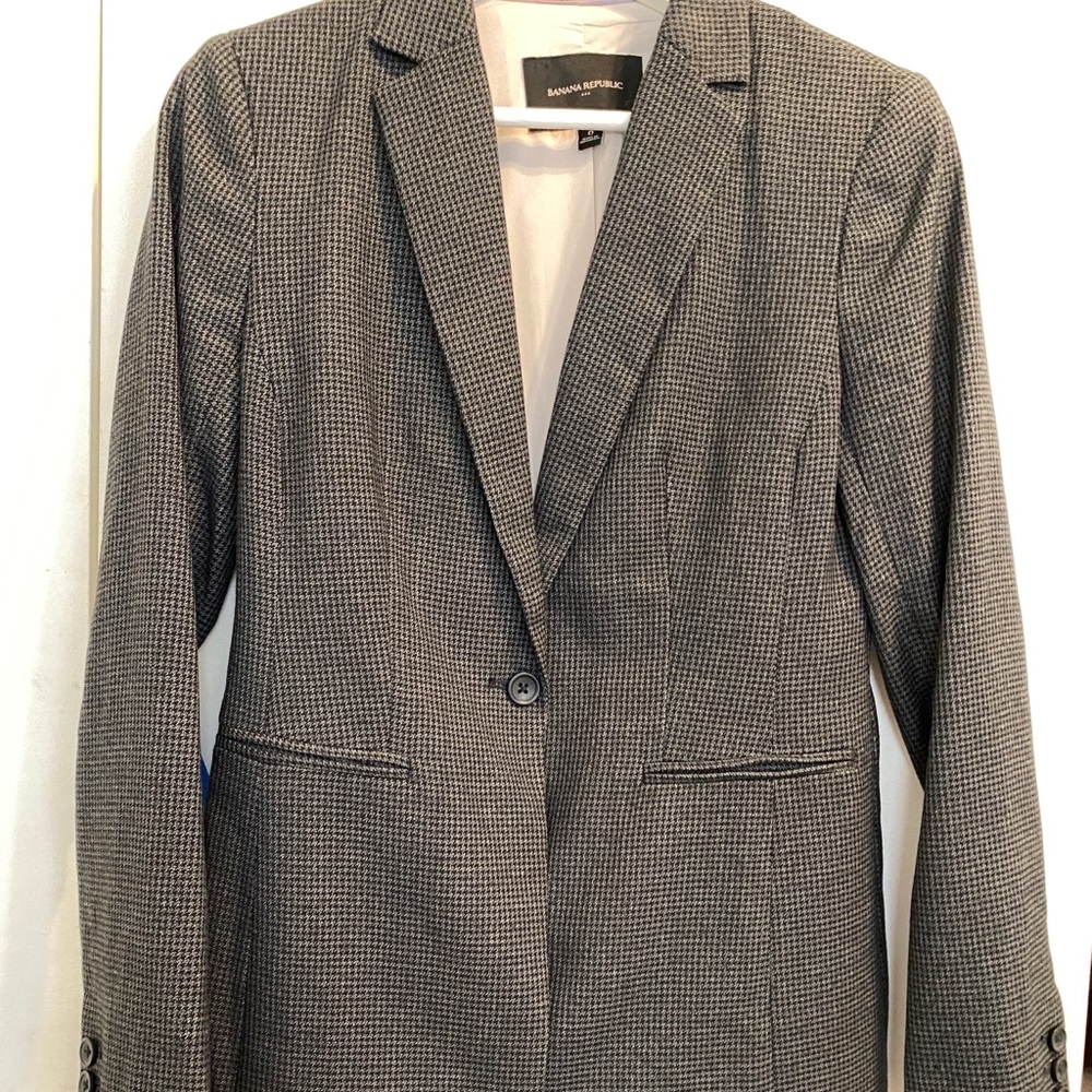 Banana Republic Houndstooth Blazer